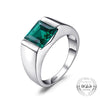 2.34Ct 925 Sterling Silver Emerald Ring