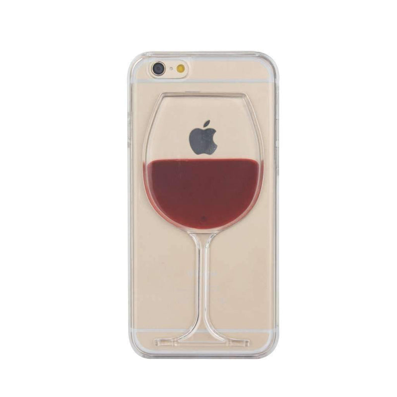Red Wine Transparent iPhone Case