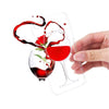 Red Wine Transparent iPhone Case