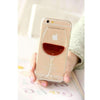 Red Wine Transparent iPhone Case