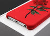 Embroidered Red Rose iPhone Case - Zodeys