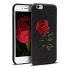 Embroidered Red Rose iPhone Case - Zodeys