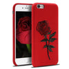 Embroidered Red Rose iPhone Case - Zodeys