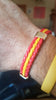 Unisex Spain Flag Leather Bracelet - Zodeys