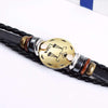 Exotic Sienna Leather Zodiac Bracelet