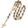 Jesus Christ Resurrection Rosary Cross Necklace - Zodeys