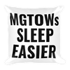 MGTOWS Sleep Easier Square Pillow - Zodeys
