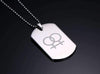 Double Venus Dog Tag Necklace - Zodeys