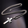 Premium Thick Rhinestone Cross Necklace - Zodeys