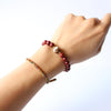 Red Sandalwood Bodhi Seed Beaded Bracelet