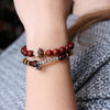 Red Sandalwood Bodhi Seed Beaded Bracelet