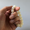 Tibetan Ivory White Rosary Beads Healing Bracelet - Zodeys