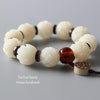 Hand-Carved Bodhi Seeds Tagua Nut Lucky Fish Bracelet - Zodeys