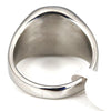 Polished Silver Arabic Shahada Ring - Zodeys