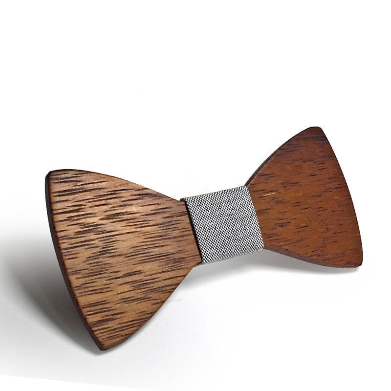 Wooden Bow-knot Business Bow Tie - Zodeys