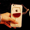 Red Wine Transparent iPhone Case