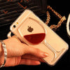 Red Wine Transparent iPhone Case