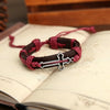 Hollow Cross Genuine Leather Bracelet - Zodeys