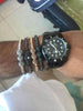 18K Gold Plated Beads 3 Diamond Ball Unisex Bracelet - Zodeys