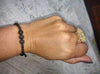 18K Gold Plated Beads 3 Diamond Ball Unisex Bracelet - Zodeys