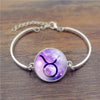 Purple Fusion Silver Constellation Bracelet - Zodeys