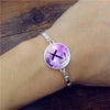 Purple Fusion Silver Constellation Bracelet - Zodeys