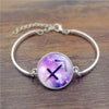Purple Fusion Silver Constellation Bracelet - Zodeys