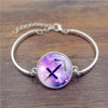 Purple Fusion Silver Constellation Bracelet - Zodeys