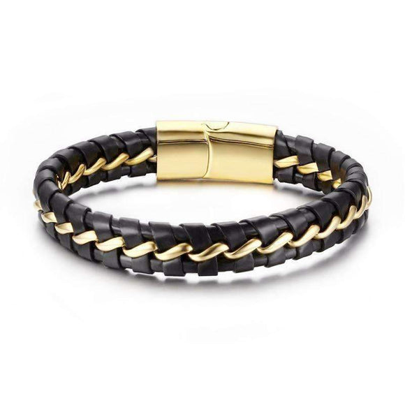 Dark Knight Leather Bracelet - Zodeys