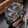 Large & Heavy Rose Gold & Full-Steel Watch - Zodeys