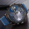 Large & Heavy Rose Gold & Full-Steel Watch - Zodeys