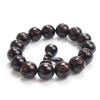 African Blackwood Hand-carved Sanskrit Buddhist Prayer Beads Bracelets - Zodeys