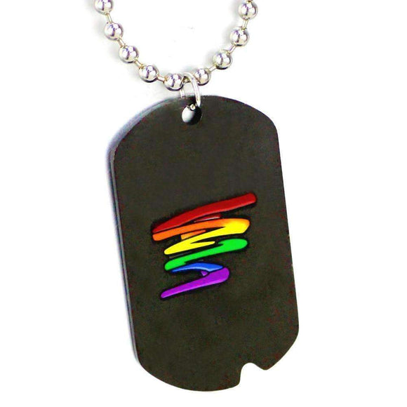Vándalo Graffiti Dog Tag Pendant Necklace - Zodeys