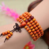 Natural Sandalwood Buddhist Wood Prayer Bracelet