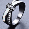 Black Gold Mystic Rainbow Fire Opal Ring - Zodeys