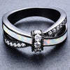 Black Gold Mystic Rainbow Fire Opal Ring - Zodeys