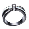 Black Gold Mystic Rainbow Fire Opal Ring - Zodeys