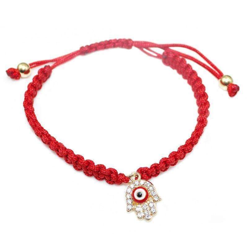 Hamsa Red String Bracelet - Zodeys