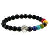 Dog Paw Lava Stone Chakra Bracelet - Zodeys