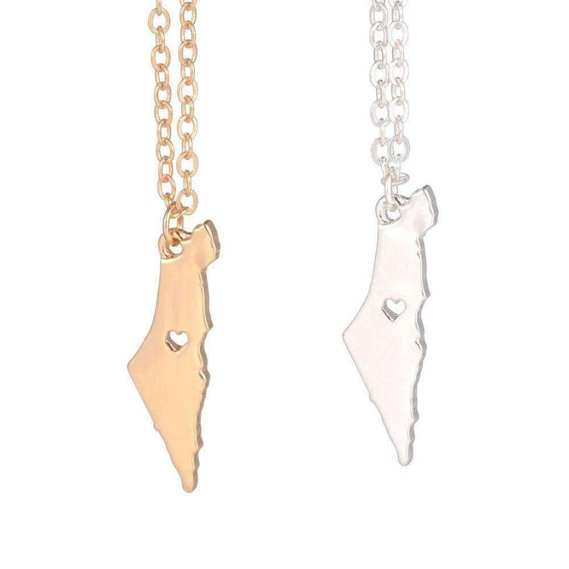 Gold & Silver Israel Necklace - Zodeys