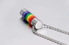 Rainbow Lantern Pendant Necklace