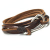 Multi-layer Fish Hook Leather Bracelet