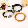 Luxury 420 Rasta Stacked Bracelet - Zodeys
