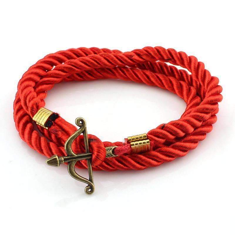 Silk Rope Anchor Bracelet