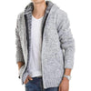 Knitted Fur Lining Zip-Up Jacket - Zodeys