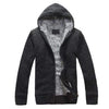 Knitted Fur Lining Zip-Up Jacket - Zodeys
