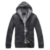 Knitted Fur Lining Zip-Up Jacket - Zodeys