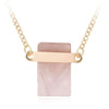 Natural Crystal Gold Necklace