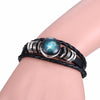 England Nights Leather Constellation Snap Bracelet - Zodeys