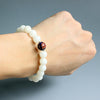 White Bodhi Seeds & Traditional Chinese Cloisonne Beaded Bracelet - Zodeys
